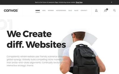 Ecommerce website template