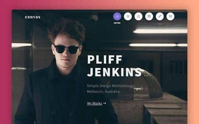 Resume website template