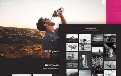 Photography website template