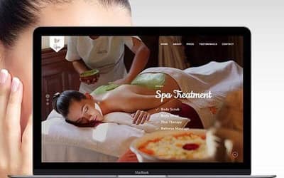 Spa website template