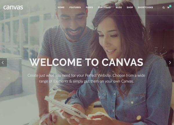 Canvas demo layout