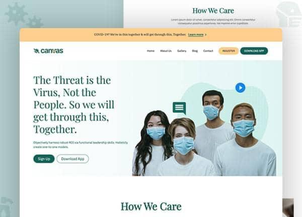 Canvas demo layout