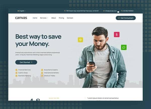 Canvas demo layout