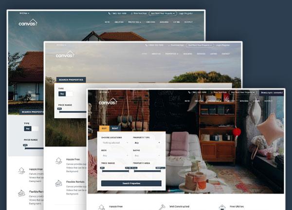 Canvas demo layout