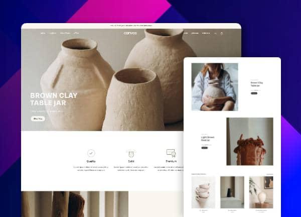 Canvas demo layout