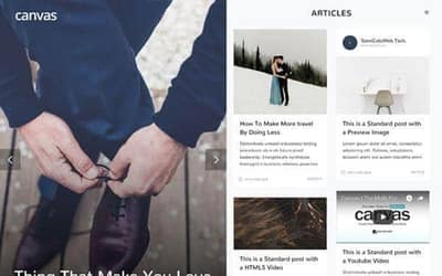 Modern Blog website template