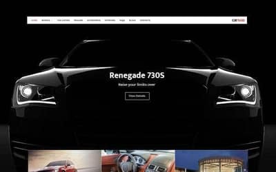 Car website template