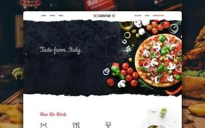 Restaurant website template